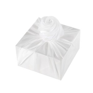 정담은보자기 크리스탈 보자기 45x45cm 명절 예단 단체선물 돌답례품 포장, 1장, NO.66 [화이트]