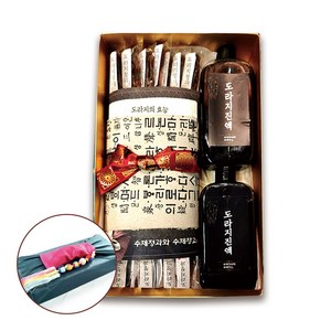 삼시세끼연구소 국산 도라지 정과 진액 도라지청 선물 세트, 1세트, 1kg