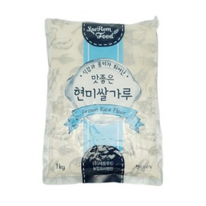 새롬푸드 국내산 현미쌀가루 1kg, 1개