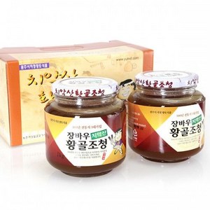 장바우치악산 황골엿 조청(1kg X 2개) / 국산 100%(쌀+옥수수+맥아) 100년 전통 대한민국 식품명인 제70호 김명자, 1개, 1kg