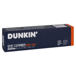 던킨도너츠 디카페인 블렌드 캡슐커피, 5g, 20개입, 1개