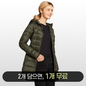 [1+1] [옵션 2개 / 쿠폰적용 필수] 테슬라 빅사이즈 패커블 웰론 경량패딩 롱 자켓