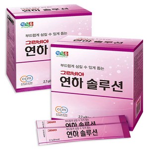 정식품 그린비아 연하 솔루션 2box 100포 (삼킴장애 환자용 분말 점도증진제 연하보조식), 27g, 2박스