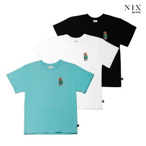 [NIXKIDS]유니) 18′S 싱글 - 덤비베어 와펜티셔츠 (레귤러핏)(FKRMCTR791P)
