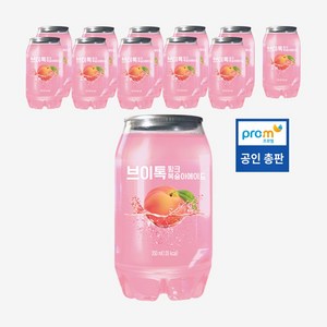 브이톡 핑크복숭아에이드 350ml x 12개