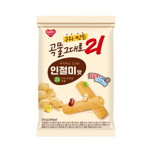 [KEMY] 국내산 곡물 21종을 넣은 구워서 만든 곡물그대로21 370g 인절미맛, 1개