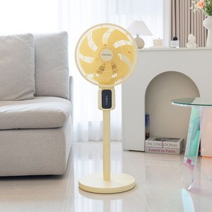 포트리 에어 써큘레이터 3d 자동 입체회전 저소음 스탠드 선풍기, 버터