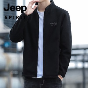 JEEP SPIRIT 남성 기모 후리스 남자 하이넥 캐주얼 데일리 패션 JPHJPL2168