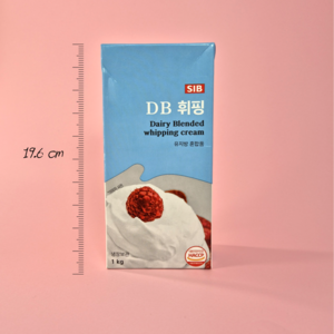 선인 DB 휘핑크림 1L 4개, 1kg