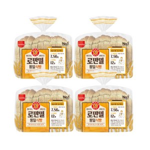 삼립 로만밀 통밀식빵, 420g, 4개