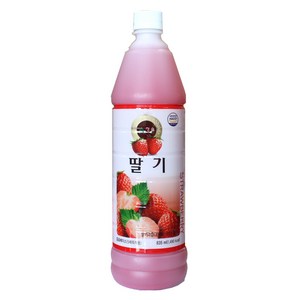 청솔 딸기 음료베이스 835ml / 과일원액, 1개