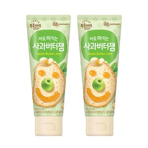 복음자리 바로 짜먹는 사과버터잼, 100g, 2개