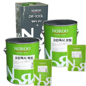 노루페인트 바닥용 에폭시 크린폭시 하도 상도 신나, 크린폭시 코팅 4kg 녹색, 1개, 4kg