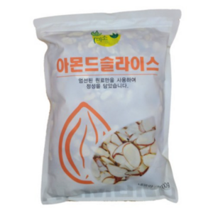 미소한입 아몬드 슬라이스, 1kg, 4개