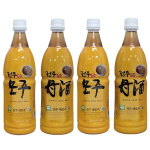 천년주가 전주모주 750ml X4개 한방음료 차 발효음료, 4개