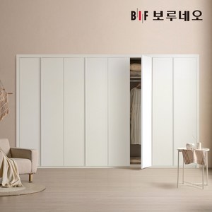 [보루네오] 붙박이장 슬라이딩 여닫이 안방 거실 스타일러 슬라이드 미닫이 8자 9자 10자 11자 12자 13자, 01.네오여닫이-화이트 30cm