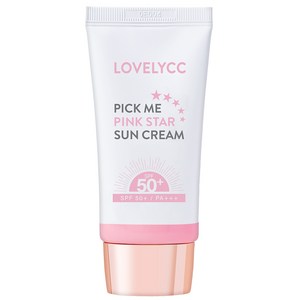 [러블리씨씨] 픽 미 핑크스타 선크림 50ml SPF50+ / PA+++, 핑크스타 선크림 X 1개, 1개