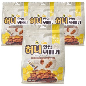 한입 허니 꽈배기, 520g, 4개