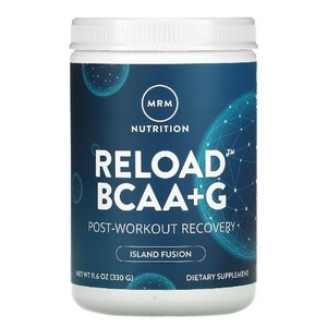 MRM Nutrition RELOAD BCAA+G 운동 후 회복 아일랜드 퓨전 330g(11.6oz), 2kg, 1개