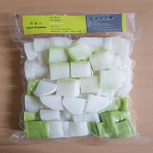 겟팜스 국내산 햇무 국거리용 1kg 손질무 당일생산(냉동X), 1팩