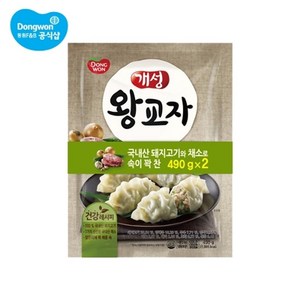 동원에프앤비 개성 왕교자만두 490g x 6봉, 6개