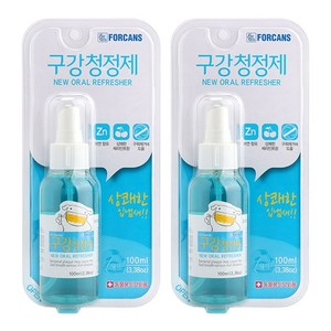 상쾌한 강아지 구강청정제 스프레이 2개 개르신 치아건강 치아위생 치아스프레이 자견, 100ml