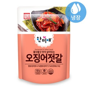 한성 한끼애 오징어젓갈, 100g, 1개