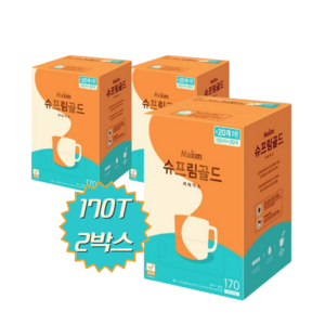 맥심 슈프림 골드 커피믹스, 13.5g, 170개입, 2개