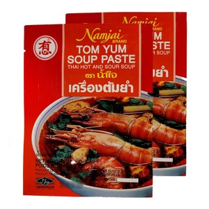 태국 똠얌꿍 톰얌 스프 페이스트 TOM YUM SOUP PASTE 2개, 35g