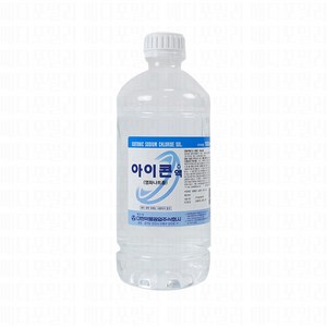 아이콘액 콘택트 드림 렌즈 세척 헹굼 생리 식염수 세척액 멸균 아님 1000ml 1개, 1L