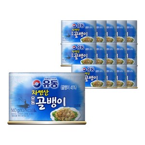 유동 자연산 골뱅이, 140g, 15개