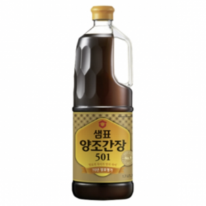 샘표 양조간장 501, 1.7L, 4개