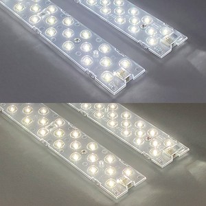 렌즈형 LED 모듈램프 25W 30W 220V 직결 주광색 주백색 자석식 삼성칩 플리커프리 국산, 4000K 주백색(아이보리빛), LED 30W, 1개