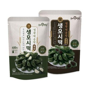 영광떡공방 생모시떡 10개입 x 8팩(동부 4팩+검정깨 4팩)[31424094], 8개