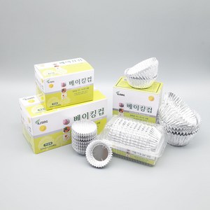 맘앤팩 은박 알루미늄 오븐 베이킹컵, 1개