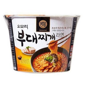 오모리 부대찌개라면 큰컵 135g x 6개