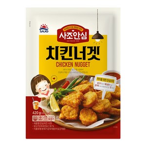 대림 사조안심 치킨너겟 420g, 1개