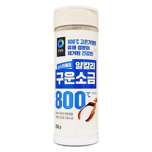 청정원 순수천혜염 알칼리 구운소금, 200g, 1개