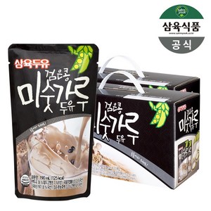 삼육두유 검은콩 미숫가루 두유 190ml 30팩, 30개