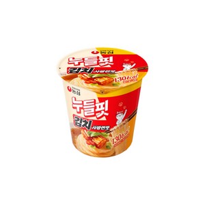 농심 누들핏 김치사발면맛 37.5g, 24개