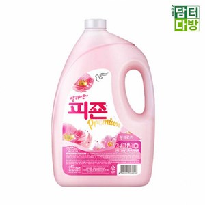 피죤 레귤러 섬유유연제 핑크로즈 본품, 3.1L, 4개