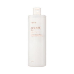 [NEW] 식물나라 뽀얀쌀 맑은톤 토너 500mL, 1개