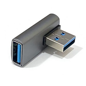 USB3.0 변환젠더 컨버터 AMtoAF 수평 꺾임 A타입 15w급속충전 지원 10Gbps 전송속도 커넥터 adapte 어댑터 A타입 숫놈에서 A타입 암놈, 1개