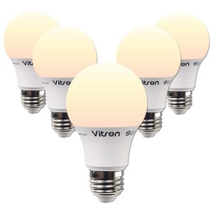 비츠온 LED 8w 전구 벌브 3000K 전구색 5개입, 5개