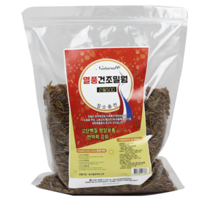 내츄럴한 열풍건조밀웜 500g (10g당 300원), 1개