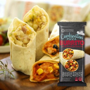 BURRITO 콤비네이션 피자 브리또, 125g, 5개
