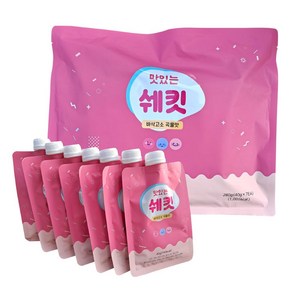 맛있는 쉐킷 단백질쉐이크 파우치 다이어트 한끼 쉐이크 아침 식사대용 곡물, 7개, 40g