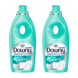 다우니 초고농축 섬유유연제 실내건조 퀵드라이 본품 1L X 2개