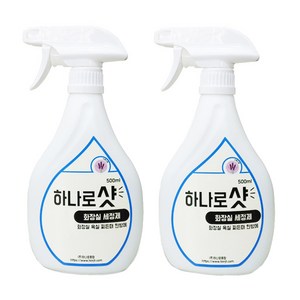 하나로샷 화장실 다목적 세제 욕실 바닥 벽면 유리 찌든때 물때 제거제 거품 청소, 500ml, 2개