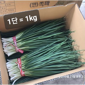 깐쪽파(생산자 직판 손질쪽파), 1kg, 1개